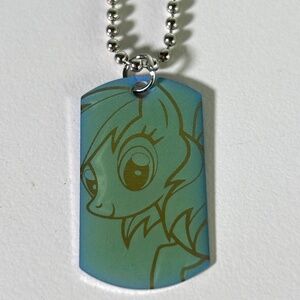 My Little Pony Series 1 Rainbow Dash Micro Dog Tag + Key Chain (B9)